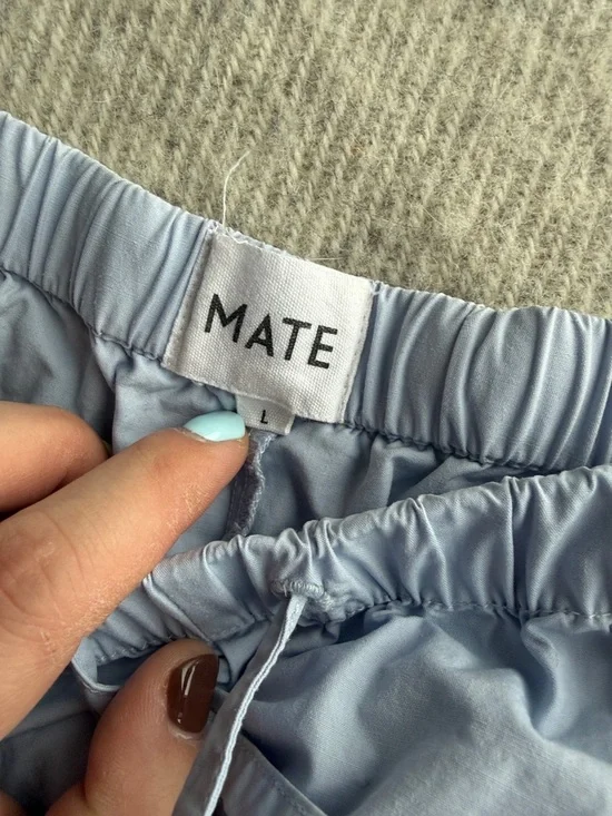 MATE the label Light Blue Drawstring Pants - Picture 2 of 5